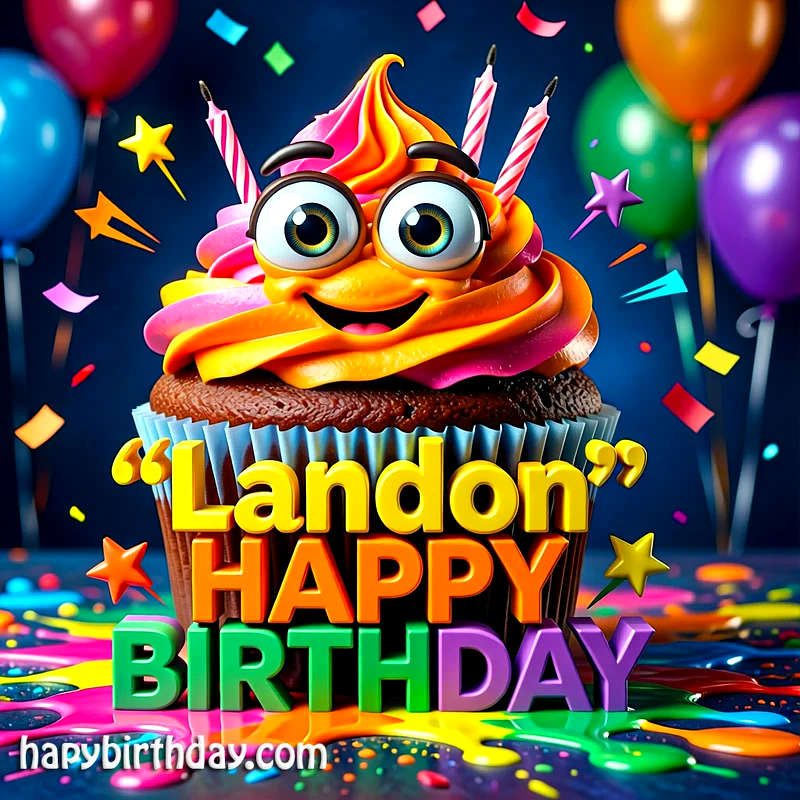 Download Free landon Happy Birthday Cake Picture HD