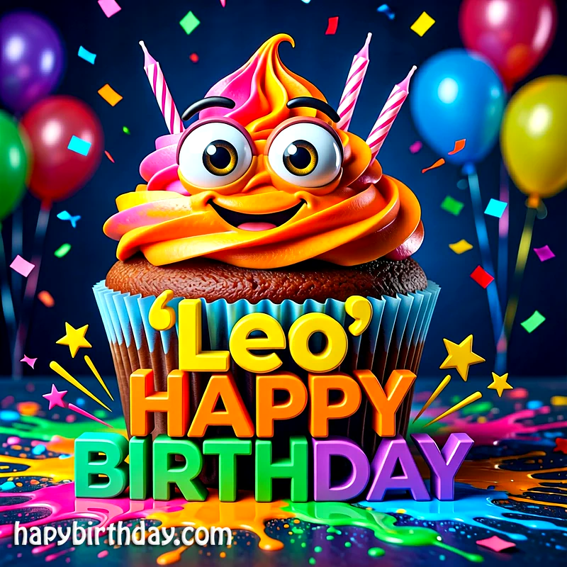 Download Free leo Happy Birthday Cake Picture HD