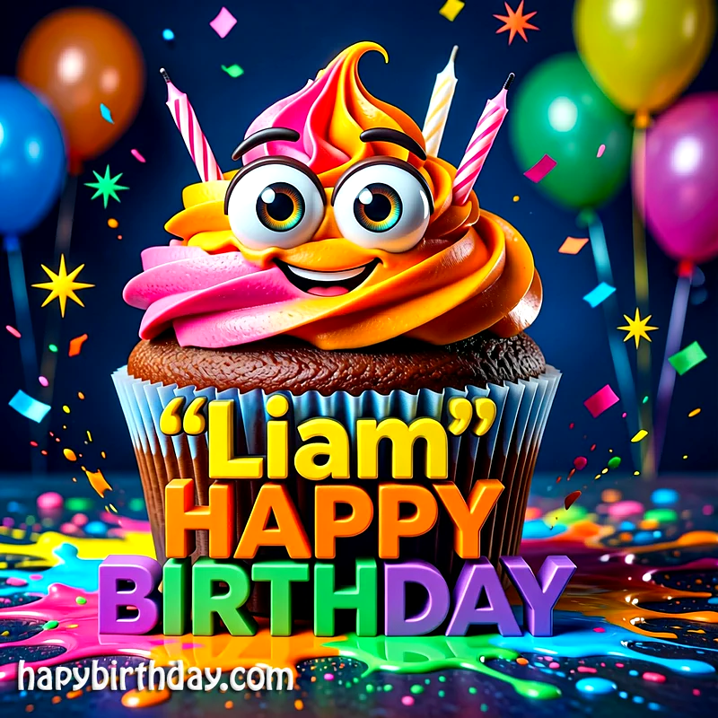 Download Free liam Happy Birthday Cake Picture HD