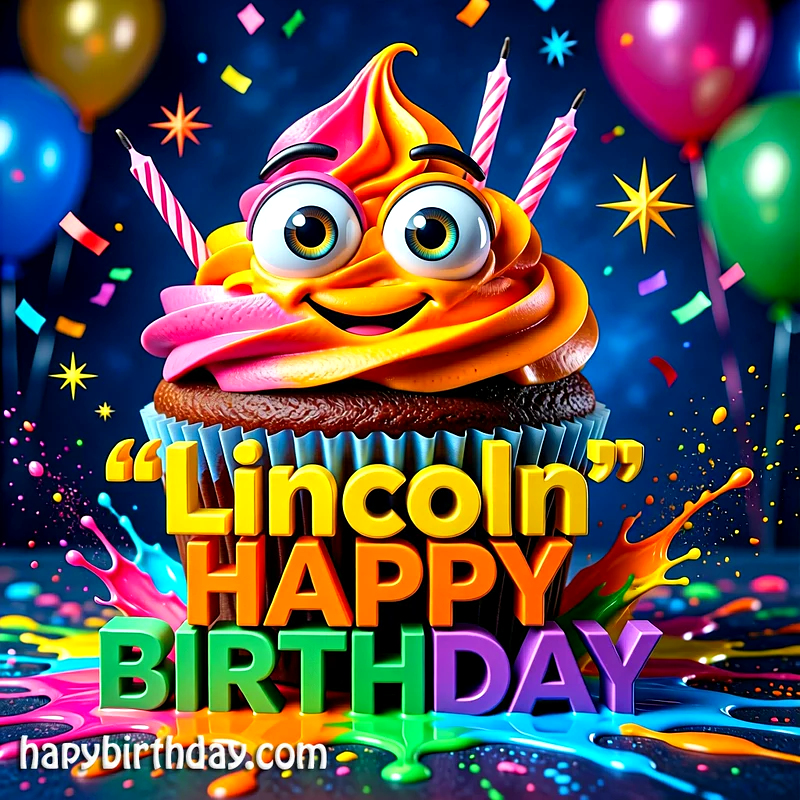 Download Free lincoln Happy Birthday Cake Picture HD