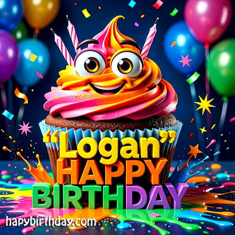 Download Free logan Happy Birthday Cake Picture HD