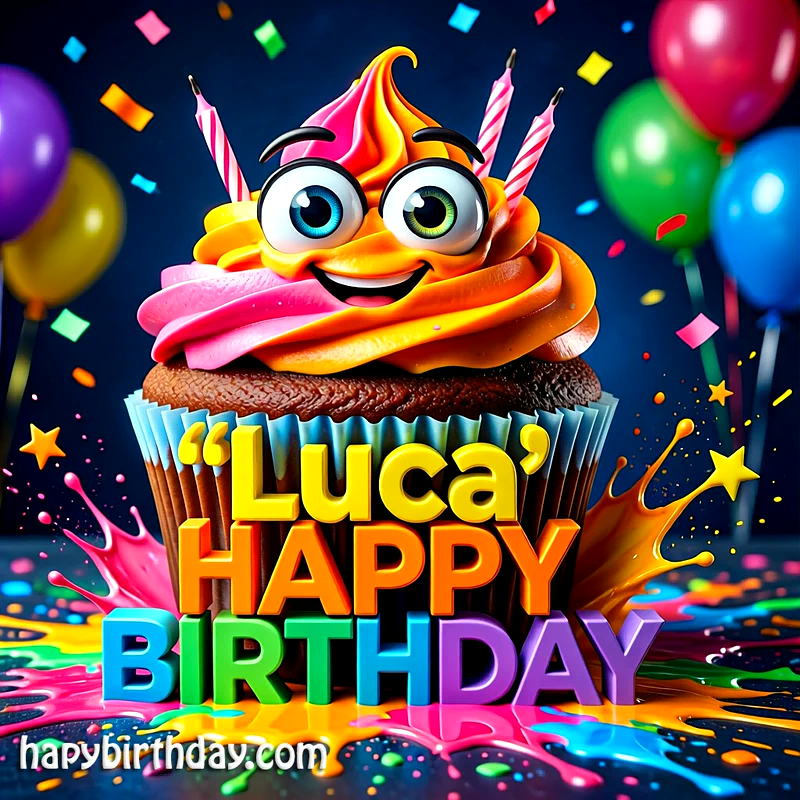 Download Free luca Happy Birthday Cake Picture HD