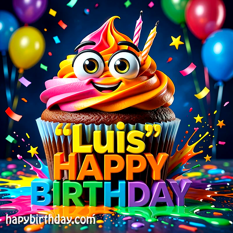 Download Free luis Happy Birthday Cake Picture HD
