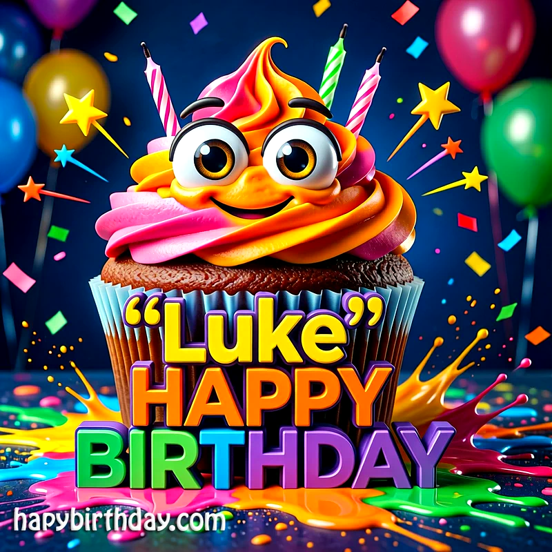Download Free luke Happy Birthday Cake Picture HD