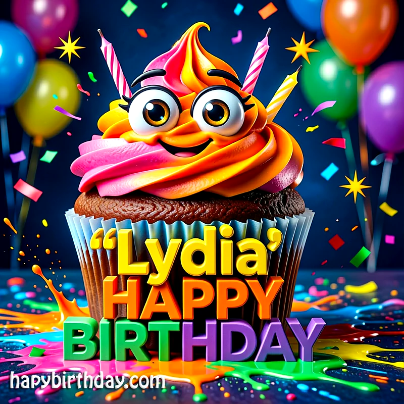 Download Free lydia Happy Birthday Cake Picture HD