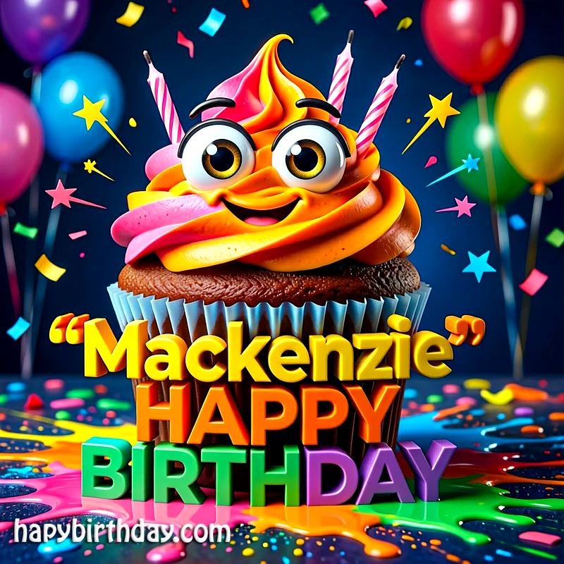 Download Free mackenzie Happy Birthday Cake Picture HD