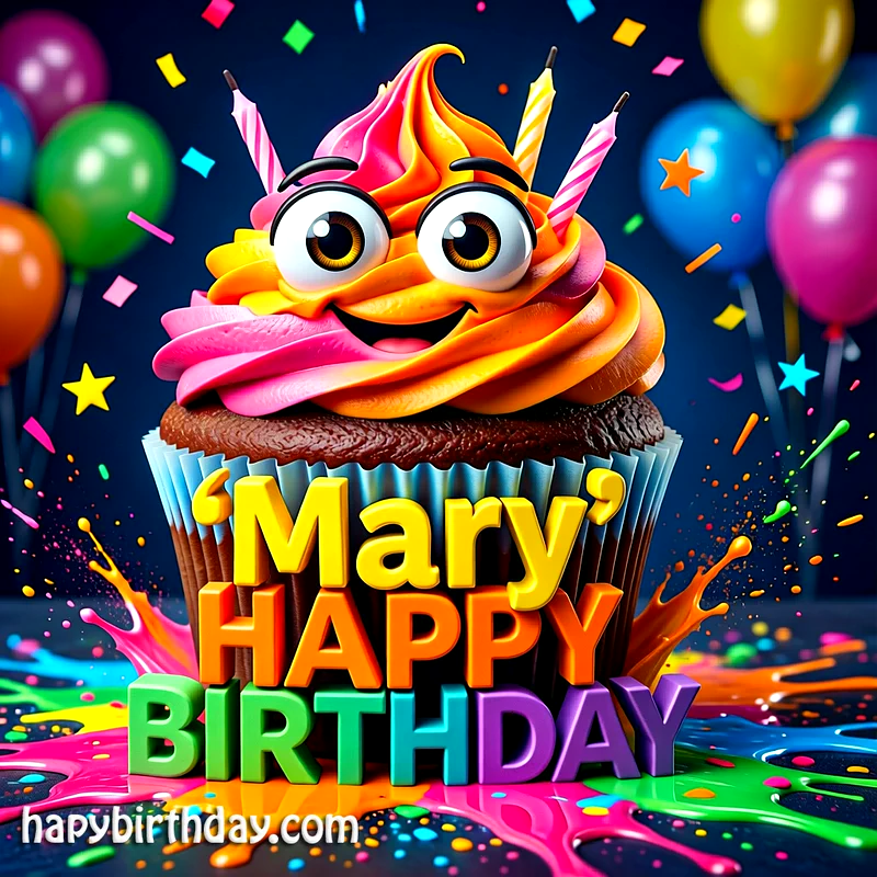 Download Free mary Happy Birthday Cake Picture HD