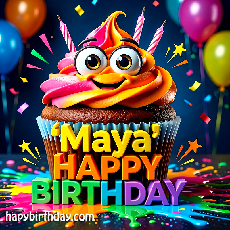 Download Free maya Happy Birthday Cake Picture HD