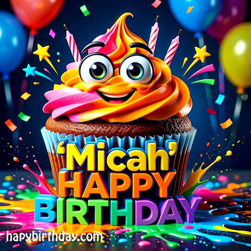 Download Free micah Happy Birthday Cake Picture HD