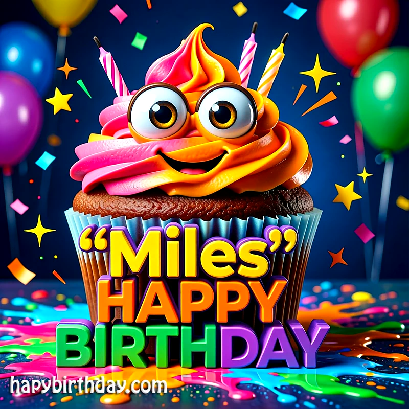 Download Free miles Happy Birthday Cake Picture HD