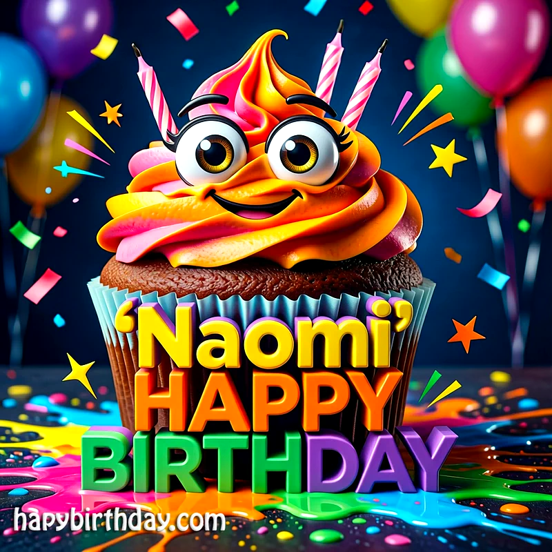 Download Free naomi Happy Birthday Cake Picture HD