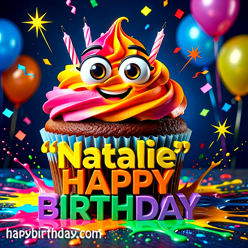 Download Free natalie Happy Birthday Cake Picture HD