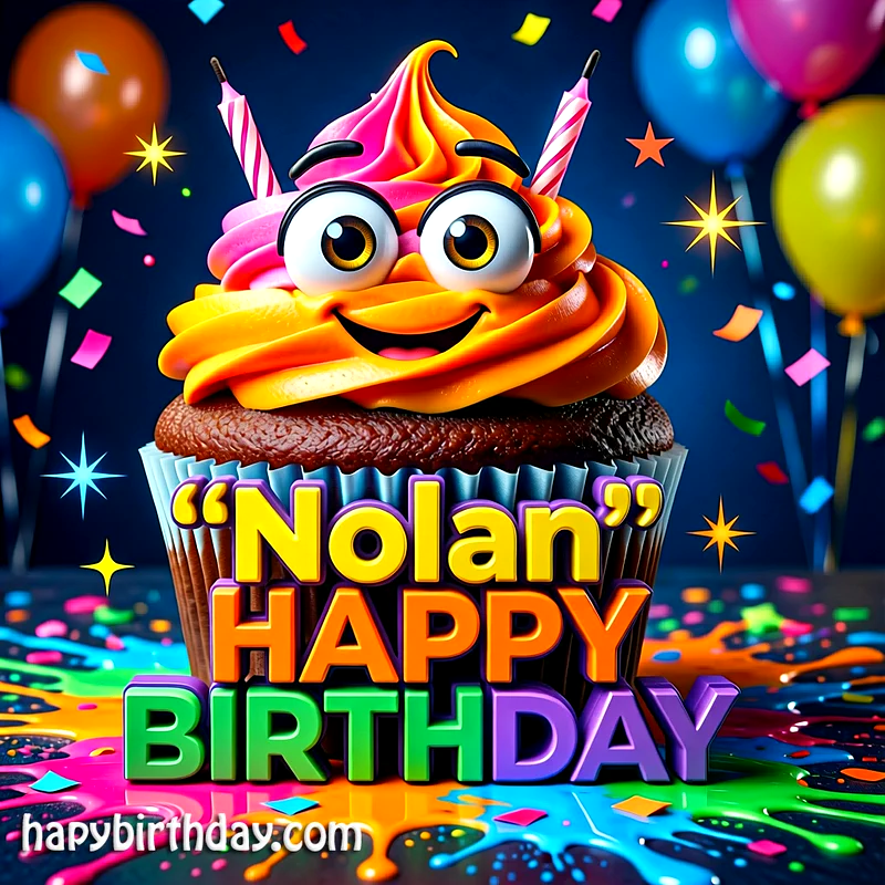 Download Free nolan Happy Birthday Cake Picture HD