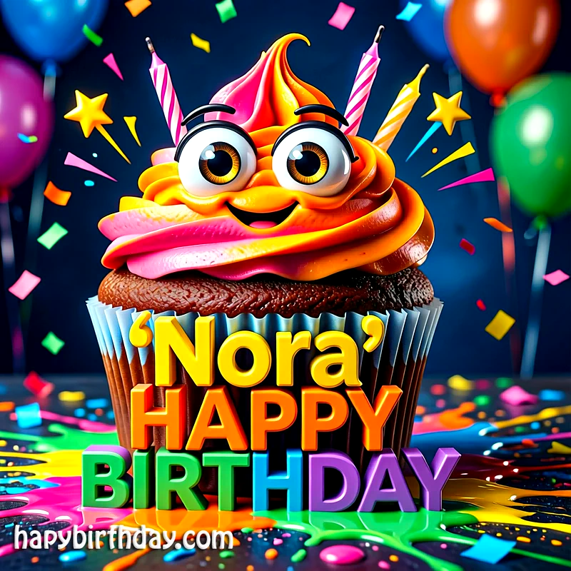 Download Free nora Happy Birthday Cake Picture HD
