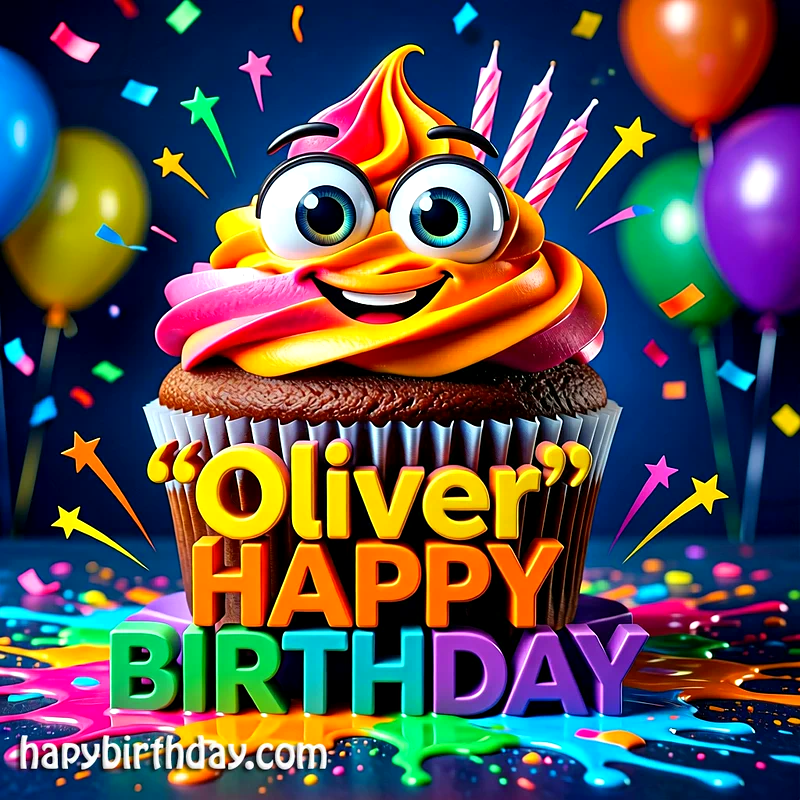 Download Free oliver Happy Birthday Cake Picture HD