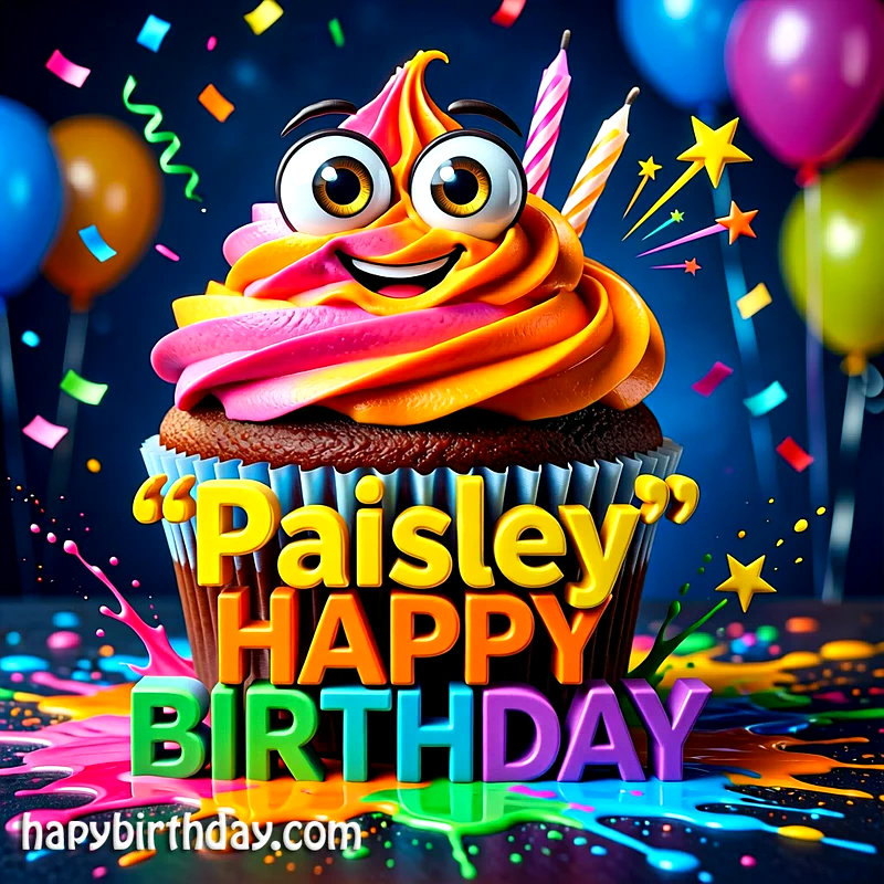 Download Free paisley Happy Birthday Cake Picture HD