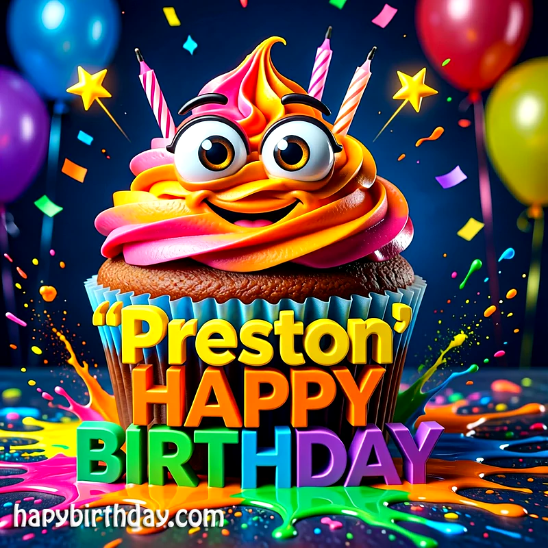 Download Free preston Happy Birthday Cake Picture HD
