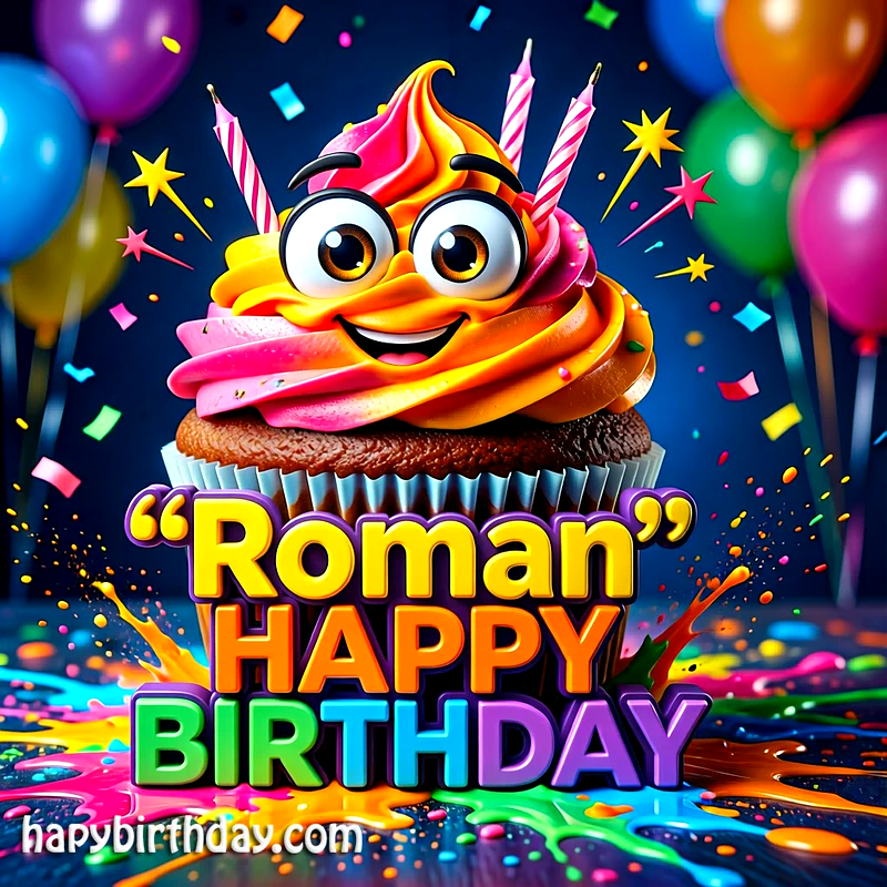 Download Free roman Happy Birthday Cake Picture HD