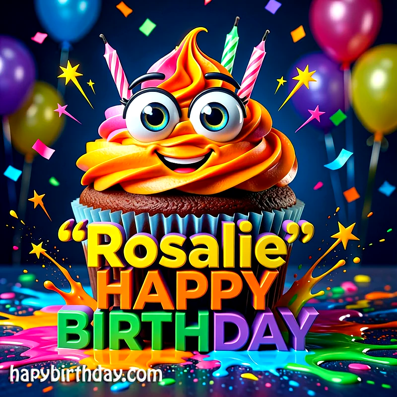 Download Free rosalie Happy Birthday Cake Picture HD