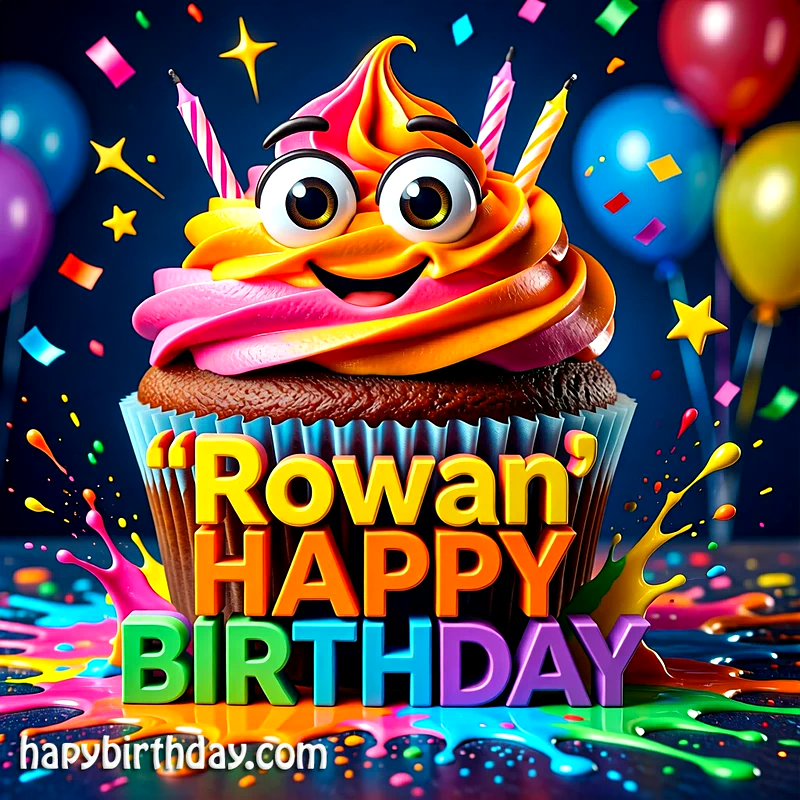 Download Free rowan Happy Birthday Cake Picture HD