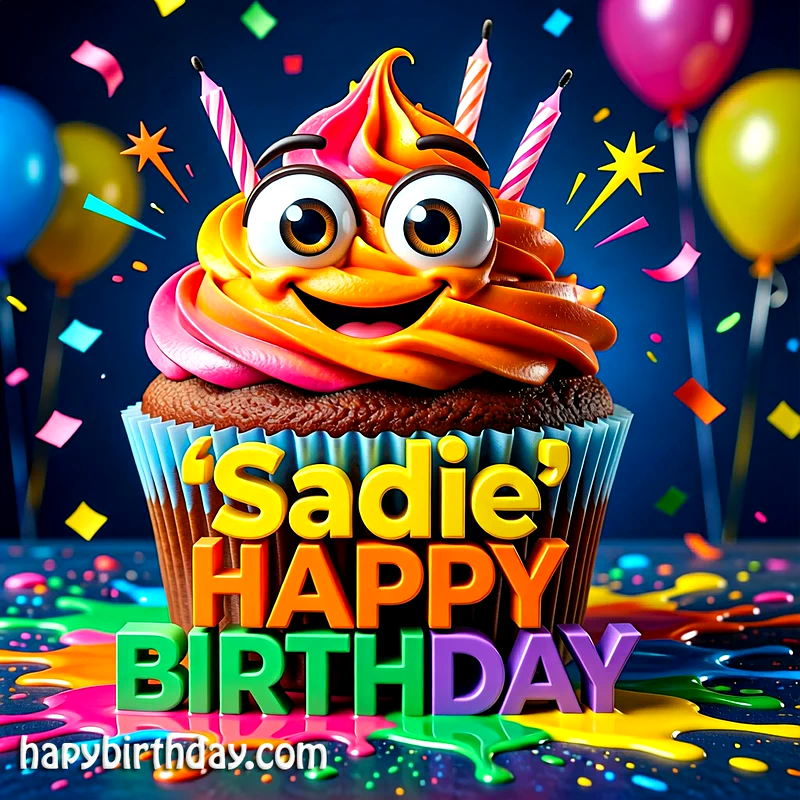 Download Free sadie Happy Birthday Cake Picture HD