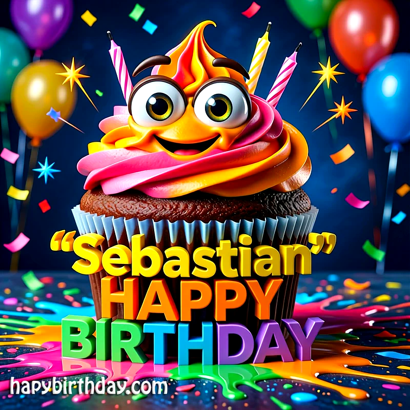 Download Free sebastian Happy Birthday Cake Picture HD