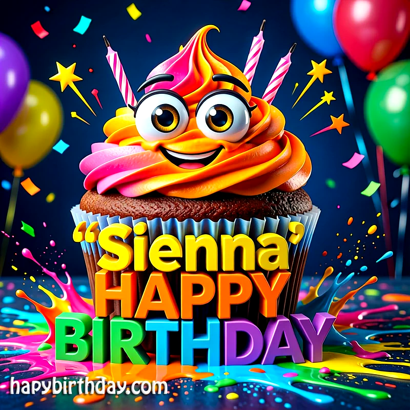 Download Free sienna Happy Birthday Cake Picture HD