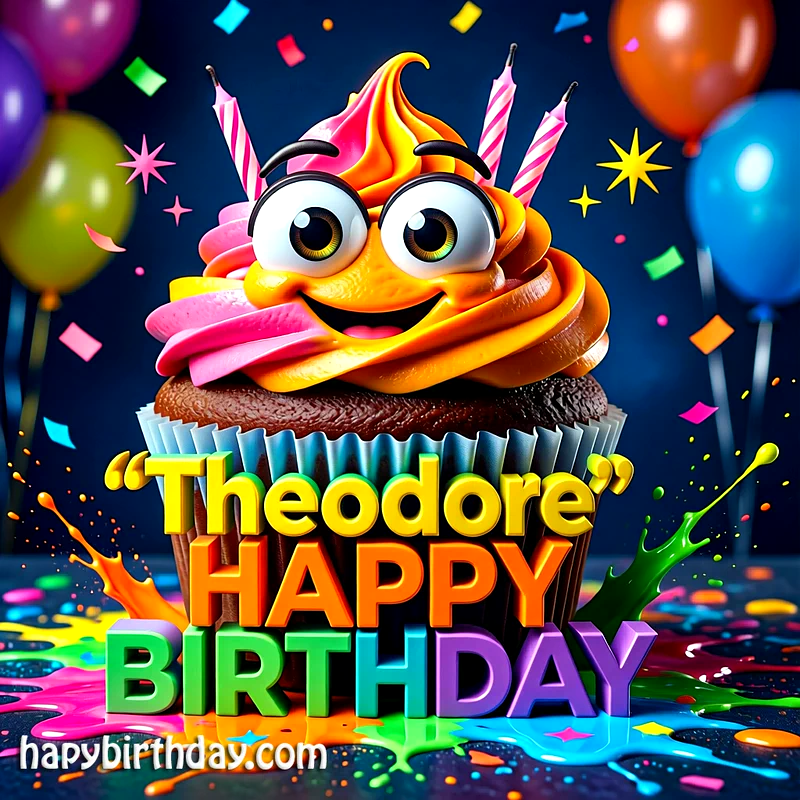 Download Free theodore Happy Birthday Cake Picture HD