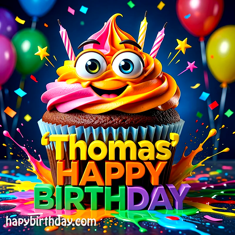 Download Free thomas Happy Birthday Cake Picture HD