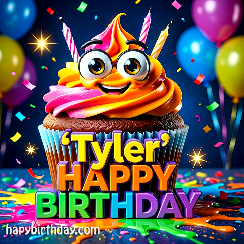 Download Free tyler Happy Birthday Cake Picture HD