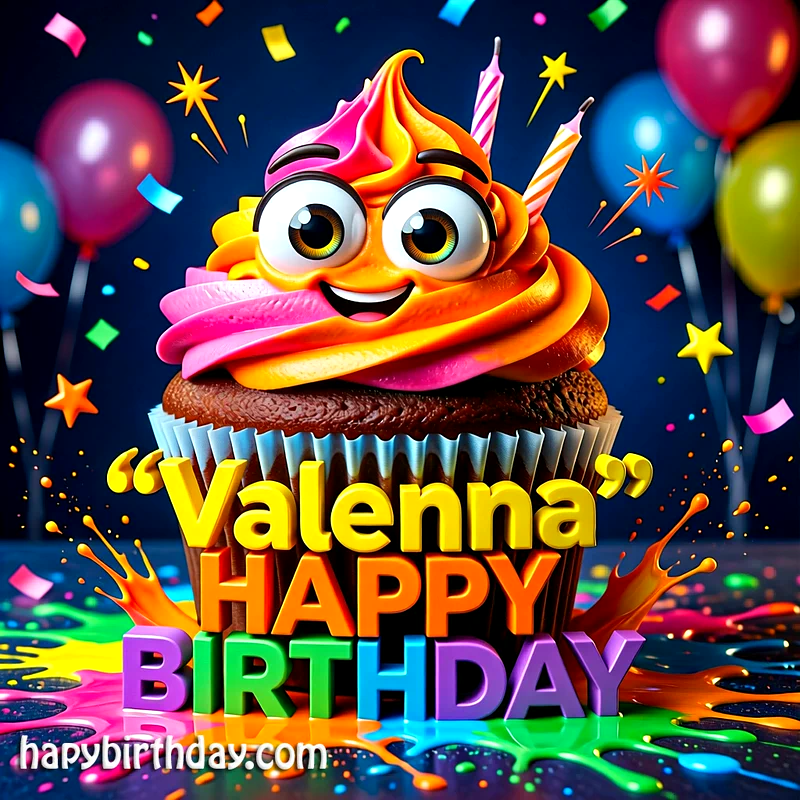 Download Free valentina Happy Birthday Cake Picture HD