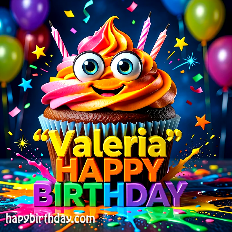 Download Free valeria Happy Birthday Cake Picture HD