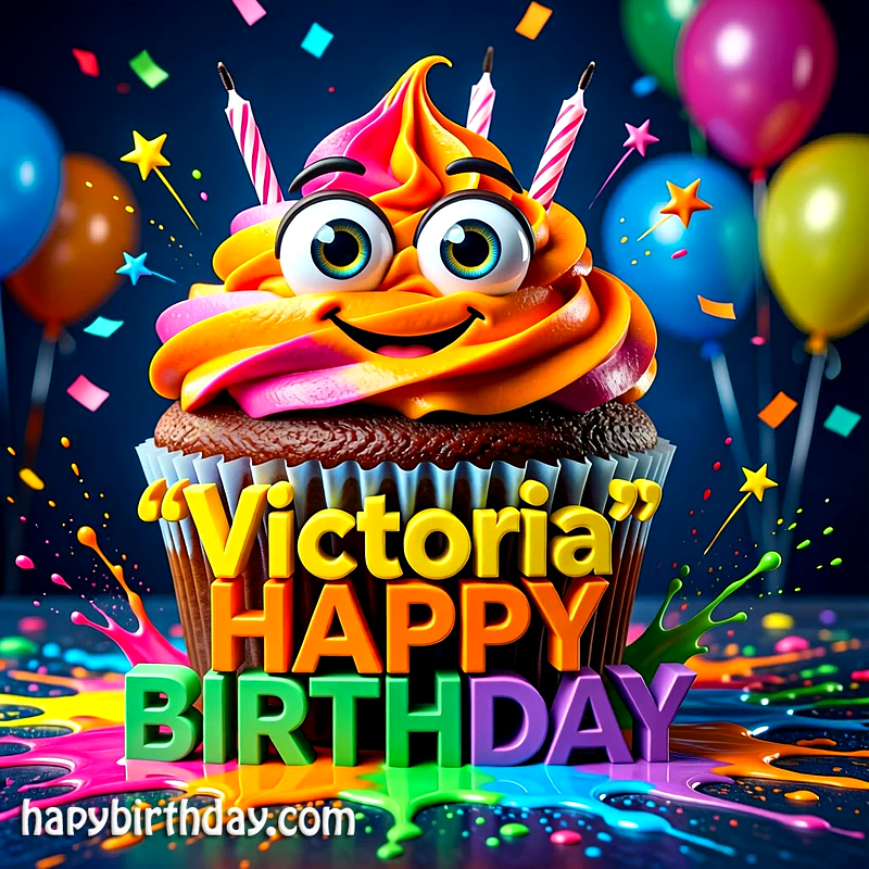 Download Free victoria Happy Birthday Cake Picture HD