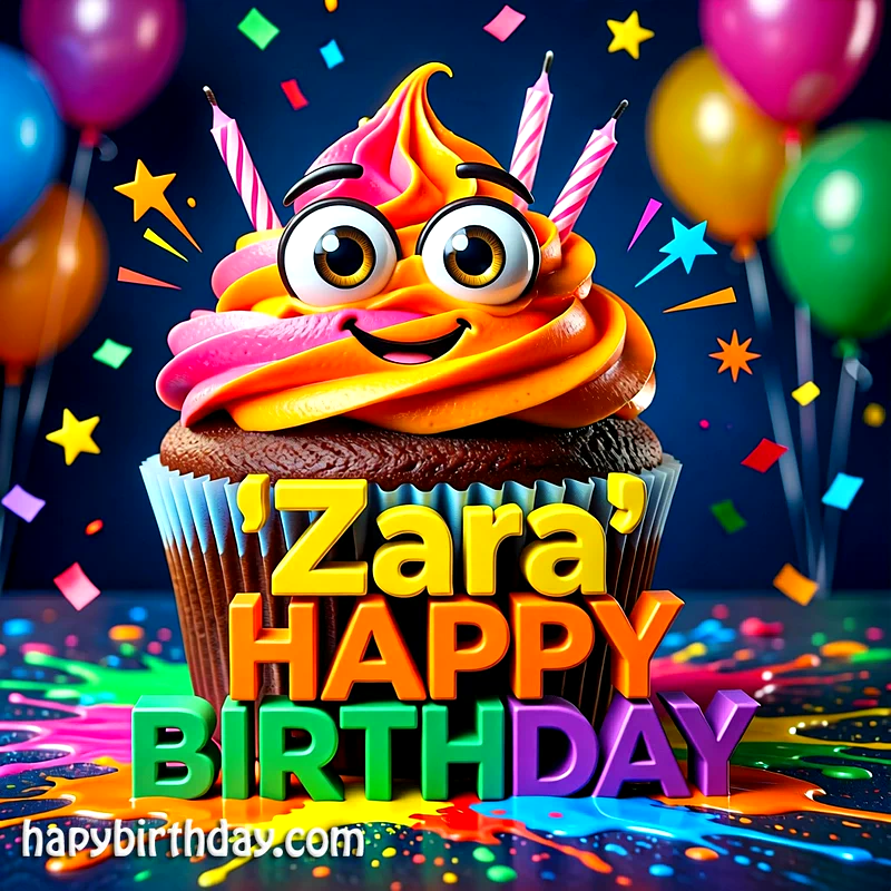 Download Free zara Happy Birthday Cake Picture HD