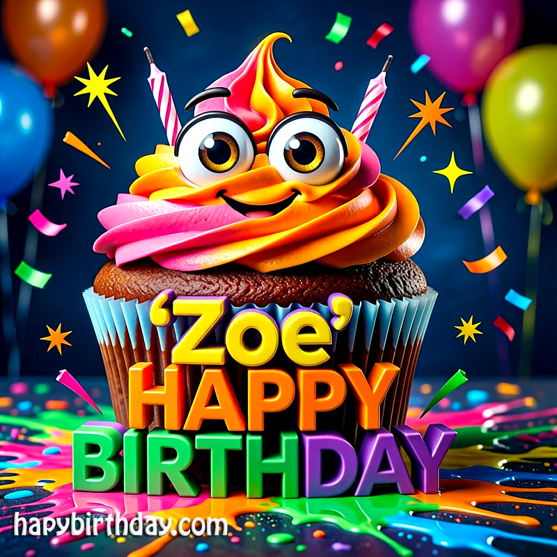 Download Free zoe Happy Birthday Cake Picture HD