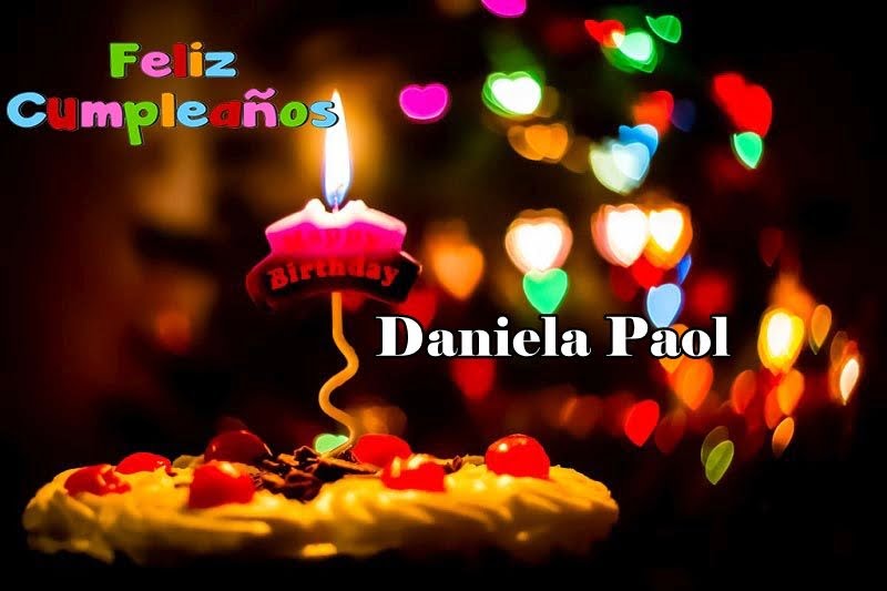 Feliz Cumpleanos Daniela Paola