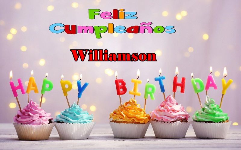 Feliz Cumpleanos Williamson