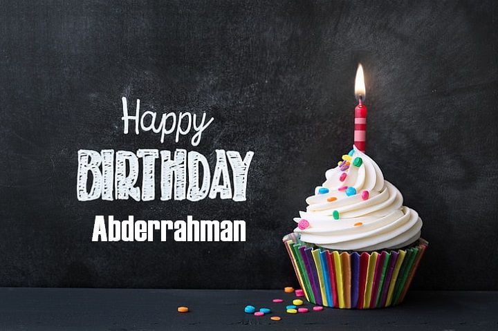 Happy Birthday Abderrahmane