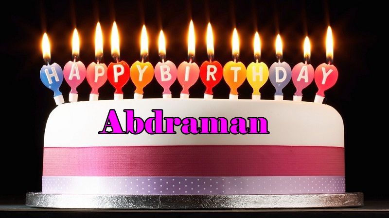 Happy Birthday Abdramane