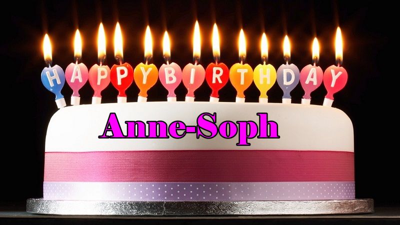 Happy Birthday Anne Sophie