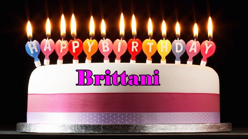 Happy Birthday Brittani