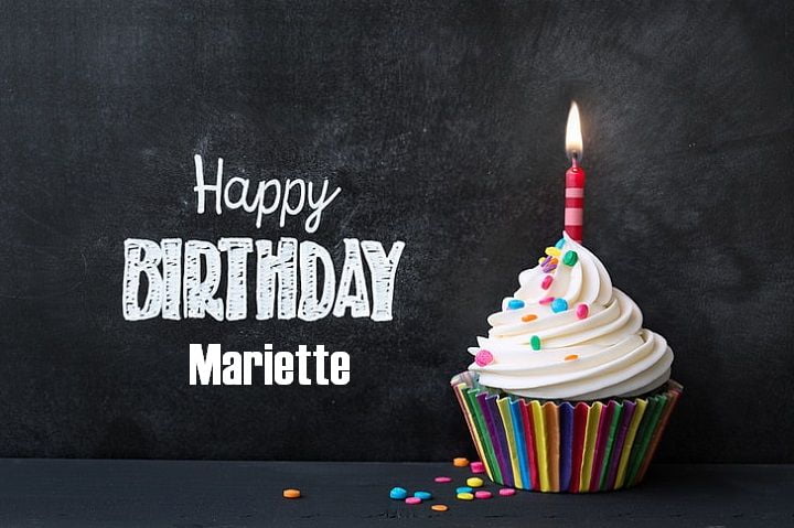 Happy Birthday Mariette