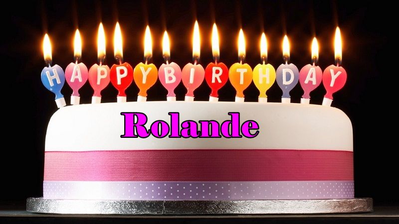 Happy Birthday Rolande