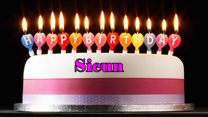 Happy Birthday Sieun
