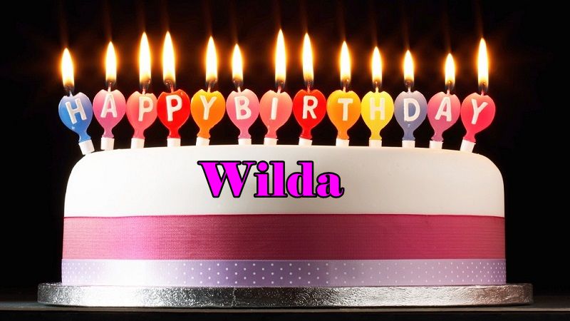 Happy Birthday Wilda