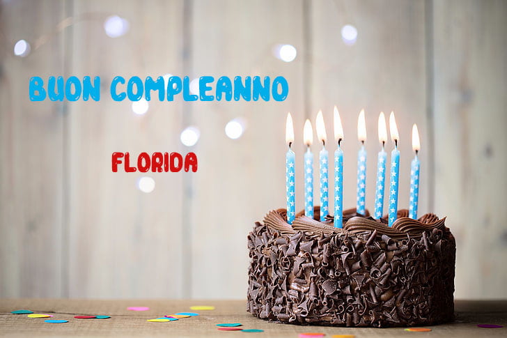Tanti Auguri Florida Buon Compleanno - Tanti Auguri Florida Buon Compleanno