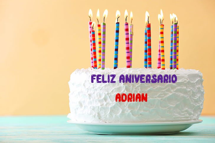 Feliz Aniversario Adrian