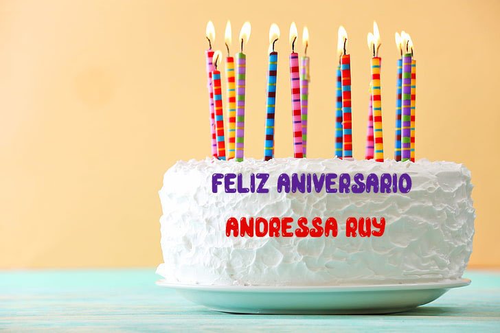 Feliz Aniversario Andressa Ruy