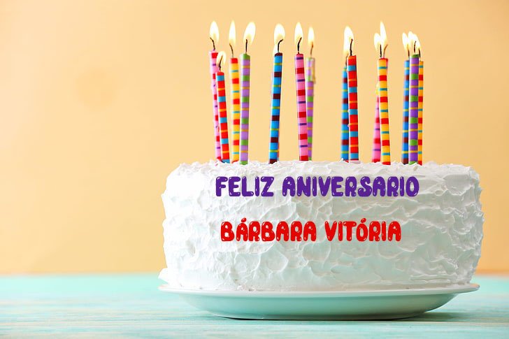 Feliz Aniversario Barbara Vitoria