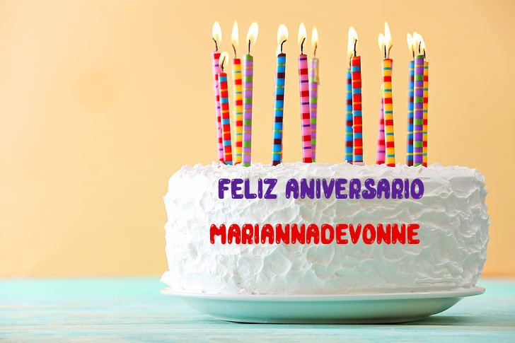 Feliz Aniversario Mariannadevonne